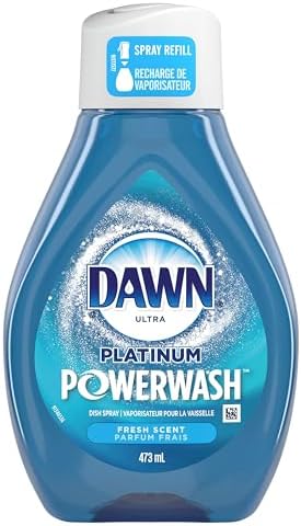 Dawn Platinum Powerwash Dish Spray Refill Dish Soap Fresh Scent 473 mL