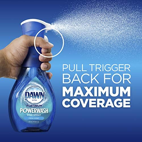 Dawn Platinum Powerwash Dish Spray Starter Kit Dish Soap Apple Scent 473 ML