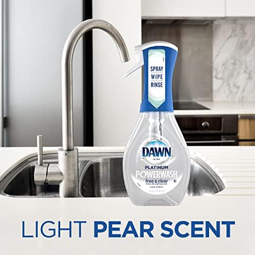 Dawn Powerwash Free & Clear Dish Spray Dish Soap Pear Scent 473 ML