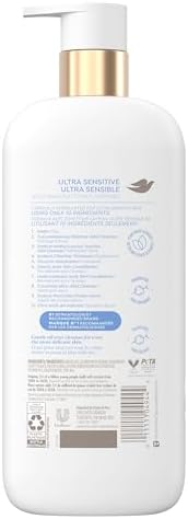 Dove Fragrance Free Body Wash Gentle All-over Body Cleanser Ultra Sensitive 10 Essential Ingredients 547mL
