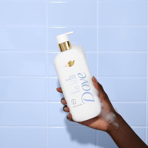 Dove Fragrance Free Body Wash Gentle All-over Body Cleanser Ultra Sensitive 10 Essential Ingredients 547mL