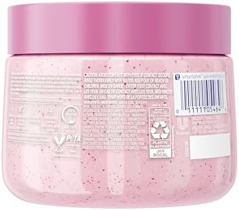 Dove PH Balanced Body Scrub With Naturally-Derived And Sulfate-Free Cleansers Himalayan Salt & Rose Oil 425 G