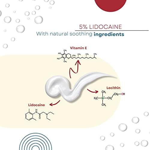 DR. NUMB 5% Lidocaine Topical Anesthetic Numbing Cream - 30g Vitamin E Combined For Pain Relieves Of Tattoos Waxing Microneedling Piercing Microblading Sunburn Ink Artists Choice (1)