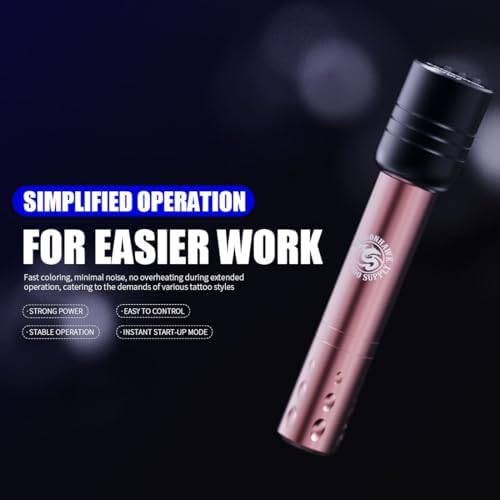 Dragonhawk S6 Pro Tattoo Pen Kit Rotary Tattoo Machine Mcore-A Motor Tattoo Cartridges Needles Supply Kits For General Artists