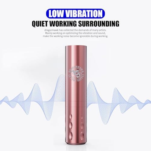 Dragonhawk S6 Pro Tattoo Pen Kit Rotary Tattoo Machine Mcore-A Motor Tattoo Cartridges Needles Supply Kits For General Artists