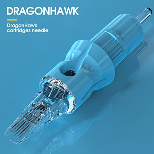 Dragonhawk Tattoo Cartridges Needles For Studio Artists Disposable Standard Tattoo Needles Kit By Dragonhawklabs 50Pcs Mixed Sizes 1207RM 1209RM 1201RL 1203RL 1205RL