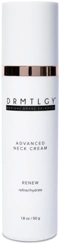 DRMTLGY Advanced Neck Firming Cream - Tightening & Lifting Sagging Skin Peptides & Vitamin E 1.8 oz