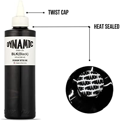 Dynamic Black Ink Bottle 8 Oz