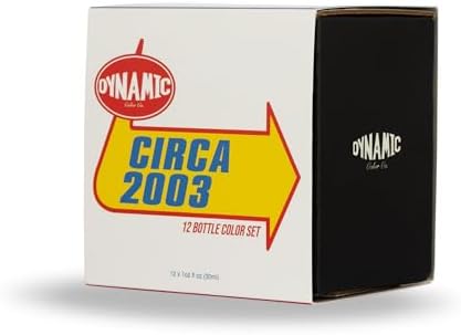 Dynamic Color Co - Circa Color Set 1oz Includes: Electric Blue Sky Blue Teal Turquoise Bright Orange Light Brown Lyme Green Leaf Green Tropical Purple Lavender Hot Pink Bubble Gum Pink