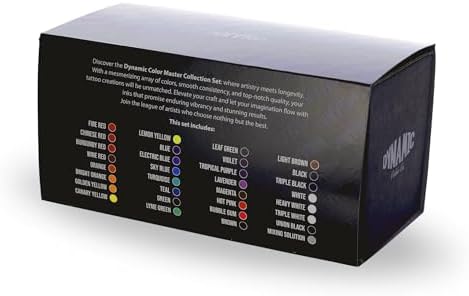 Dynamic Color Co- Master Collection 1oz Color Tattoo Ink Set Includes All 30 Dynamic Colors