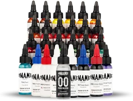 Dynamic Color Co- Master Collection 1oz Color Tattoo Ink Set Includes All 30 Dynamic Colors