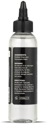 Dynamic Color Co.- No. 00 Tattoo Ink Mixing Solution Premium Shading Solution Tattoo For Artists Purest Hospital-Grade Water Mixed With Witch Hazel For Soothing Quality And Visible Smoothness (4)