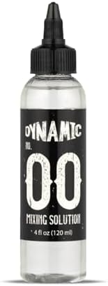 Dynamic Color Co.- No. 00 Tattoo Ink Mixing Solution Premium Shading Solution Tattoo for Artists Purest Hospital-Grade Water Mixed with Witch Hazel for Soothing Quality and Visible Smoothness (4)
