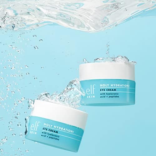 E.l.f. SKIN Holy Hydration Eye Cream Rich Hydrating Eye Cream For Minimizing Dark Circles Infused With Hyaluronic Acid Vegan & Cruelty-free
