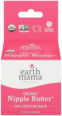 Earth Mama Angel Baby Natural Nipple Butter Organic 2 Fl Oz