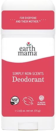 Earth Mama Deodorant for Sensitive Skin Pregnancy and Breastfeeding Natural Non-Scented 3-Ounce Earth Mama Deodorant for Sensitive Skin Pregnancy and Breastfeeding Natural Non-Scented 3-Ounce