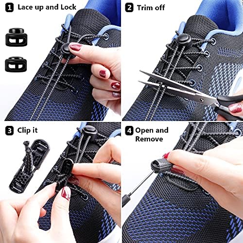 Elastic Shoe Laces No Tie Shoe Laces Tieless For Kids Adults Elderly One Size Fit All