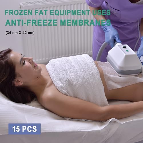 Elitzia 15 X Antifreeze Membranes For Fat Freezing Machine Protects The Skin Professional Cryolipolysis Anti-freeze Membranes Anti Freeze Pads Large Size Secure And Comfortable ETB34(34 * 42cm)