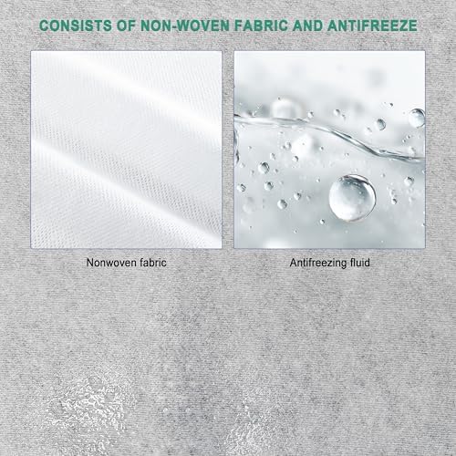 Elitzia 15 X Antifreeze Membranes For Fat Freezing Machine Protects The Skin Professional Cryolipolysis Anti-freeze Membranes Anti Freeze Pads Large Size Secure And Comfortable ETB34(34 * 42cm)