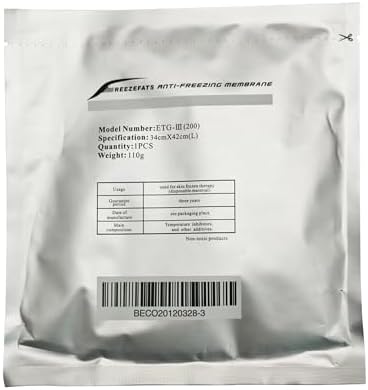 Elitzia 15 X Antifreeze Membranes For Fat Freezing Machine Protects the Skin Professional Cryolipolysis Anti-freeze Membranes Anti Freeze Pads Large Size Secure and Comfortable ETB34(34 * 42cm)