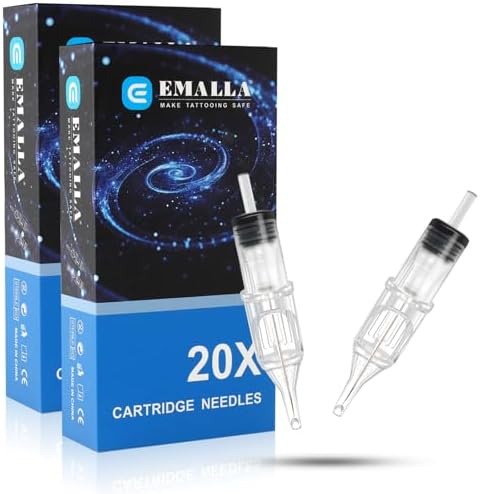 Emalla 40Pcs Mixed Size 1203RL 1205RL 1207RL 1209RL for Beginners or Artists