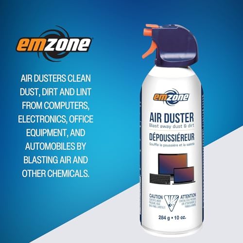 Emzone EMP47020 Air Duster - Moisture-free VOC-free - 10 Oz