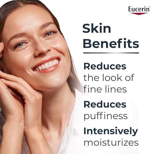 Eucerin Anti Wrinkle Smoothing Hyaluronic Acid Eye Cream Anti Aging Eye Cream For Women Visibly Reduces The Look Of Fine Lines & Wrinkles All Skin Types 15mL Tube