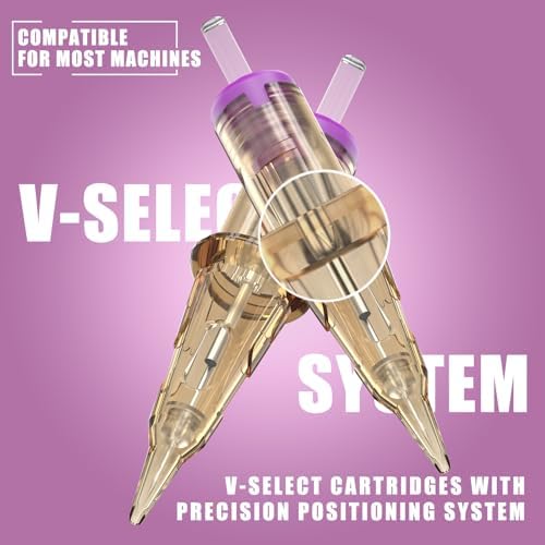 EZTAT2 Tattoo Cartridge Needles - 20Pcs #08 (3RL) Permanent Makeup SMP Bugpin Round Liner 0.25mm Microblading Hair Scalp For Tattoo Pen Rotary Machine Supply - V-SELECT