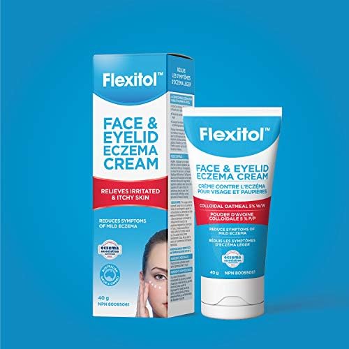 Flexitol Face & Eyelid Eczema Cream - Best Eczema Treatment Cream For Itchy Skin Relief & Moisturisation For Dermatitis Top Lotion For Eczema & Dermatitis (40g)