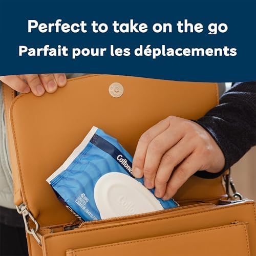 Flushable Wet Wipes; Cottonelle FreshCare; Biodegradable & Septic Safe; 8 Flip-Top Packs Of 42 (336 Wipes)