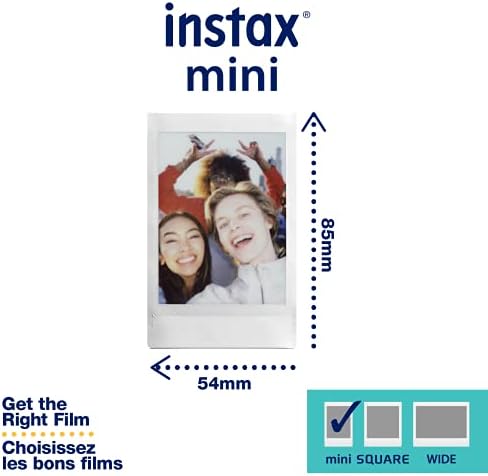 Fujifilm INSTAX Mini Instant Film Twin Pack White (20 Exposures)