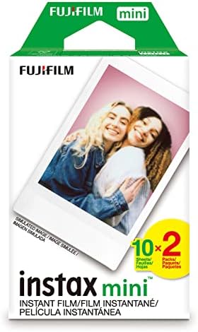 Fujifilm INSTAX Mini Instant Film Twin Pack White (20 Exposures)