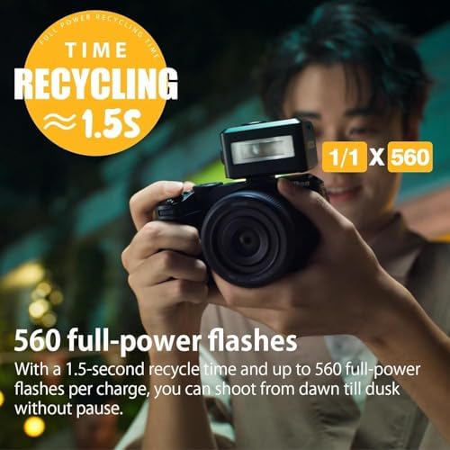 Godox IT30Pro F TTL Flash For Fuji Godox IT30 Pro F Camera Flash IT30ProF 2.4G HSS 1/8000s Full-Color Touchscreen Compatible With X100VI XT5 XM5 XT30 II XT50 XS20 XS10 X-E4 X-T4 X-T3 GFX50R (Black)