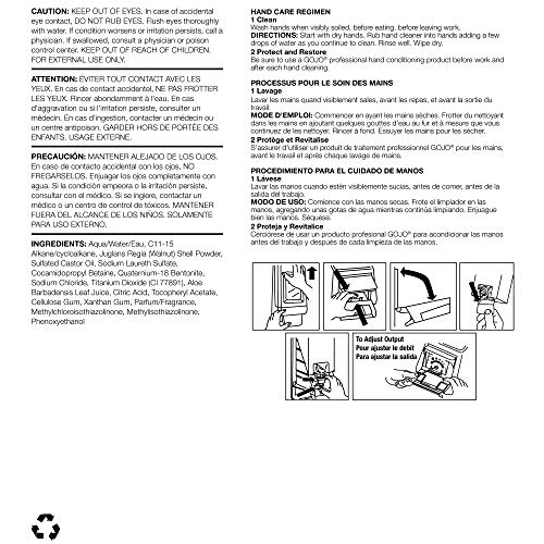 GOJO 7272-04 2000 ML Supro Max Hand Cleaner PRO TDX 2000 Refill (Case Of 4)