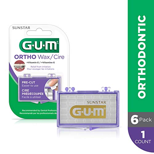 Gum Orthodontic Wax W/VIT E 6 Packs X35 Uses (210 Uses In 6 Units) 723RQD
