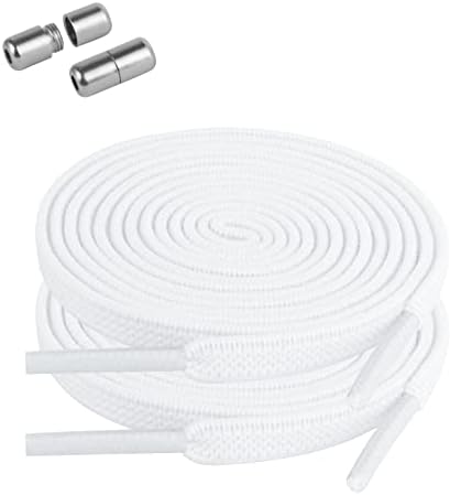 Handshop No Tie Shoe Laces Elastic Shoelaces With Laces Lock For Adults Kids Sneakers (2 Pair)