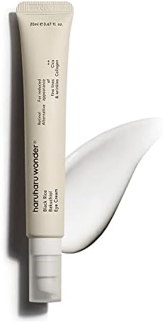 Haruharu Wonder Black Rice Bakuchiol Eye Cream 0.67 fl.oz / 20ml Anti-Aging Wrinkle Care Natural Retinol Alternative Cruelty Free EWG-Green