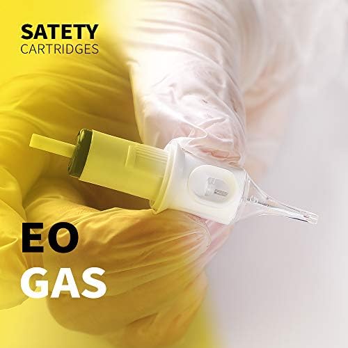 Hawink Tattoo Cartridge Needles With Membrane 20PCS 9 Round Liner For Tattoo Supplies (0.3mm/09RL) Professional Disposable EN05C-20-1009RL