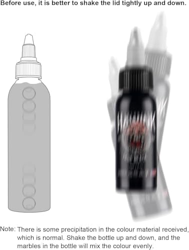 Hawink Tattoo Ink Set 0.5 Oz (15ml) Tattoo Supply 14 Colors Pigment Kit Viking Ink USA TI203-15-14