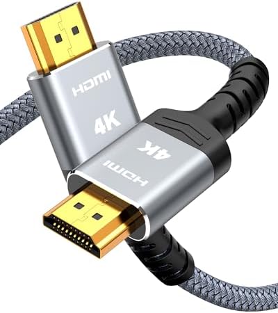 HDMI Cable 3.3 Feet 4k HDMI 2.0 Cable eARC-Snowkids 18Gbps High Speed HDMI Cord (4K 60Hz 3D Support Ethernet Function Video 4K UHD 2160p HD 1080p for Fire-TV Net-filx PS-3/4 ect)