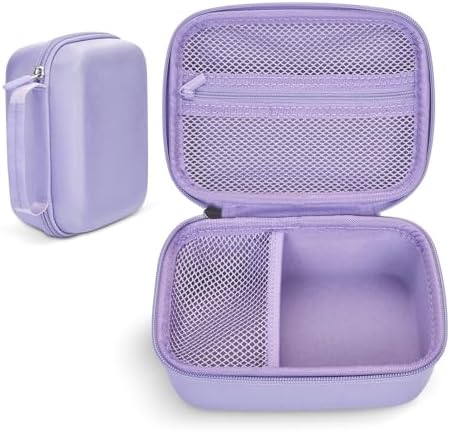 Hikkon Camera Case Compatible for masterbee/Mgaolo/PHNIXGAM/Yosfeng/GKTZ Kids Camera Toys Portable Kids Instant Print Digital Camera Storage Holder Organizer Bag (Case Only) - Purple