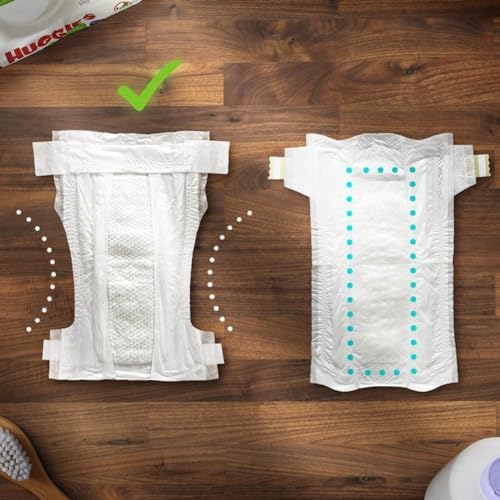 HUGGIES Newborn Diapers - Little Snugglers Disposable Baby Diapers 128ct Giant Pack (Packaging May Vary)