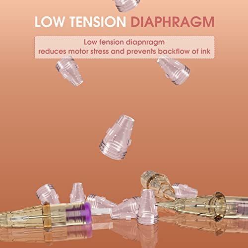 INKin Professional Tattoo Cartridge Needles Round Liner Permanent Makeup 3RL 0.25MM Needles For Hair-Scalp Rotary Pen Machine Supply 20Pcs (0.25mm/1RL)