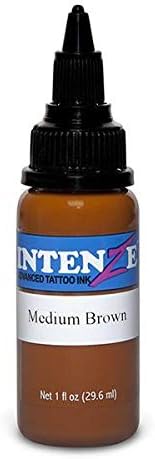 Intenze Tattoo Ink Medium Brown 1oz