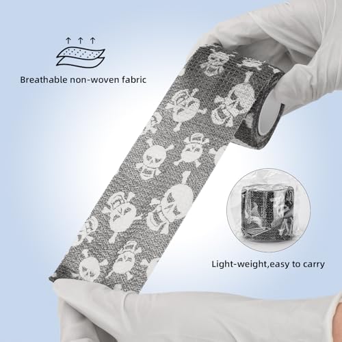 JimKing Tattoo Grip Cover Tattoo Machine Handle Cover Self-Adhesiive Tape For Sport Pet Tattoo Elastic Bandage Wrap Roll Tattoo Machine Supply 4pcs