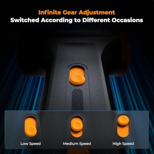 K&F CONCEPT Air Duster Electric 110000 RPM Compressed Air Duster Air Blower 5000mAh Cordless Brushless Motor With 3 Nozzols For Cleaning Computer Keyboard House Outdoor And Car