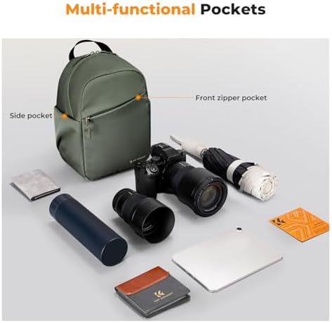K&F Concept Camera Sling Bag Small Crossbody Camera Case DSLR/SLR Cute Compact Shoulder Photography Bags For Photographers