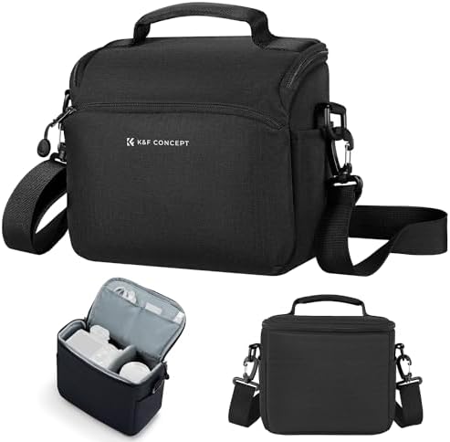 K&F Concept Camera Sling Bag Small Crossbody Camera Case DSLR/SLR Cute Compact Shoulder Photography Bags for Photographers