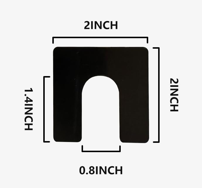 KATOOL 36Pcs 2 Post Lift Shim Surface Mount Auto Lift Installation Leveling Auto Shim Kit For Two/Four Post Lift