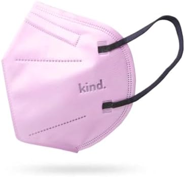 Kind Cone‑Shaped 4‑Layer Disposable Face Mask – Breathable Lightweight Adult Regular Size Resealable 5‑Pack